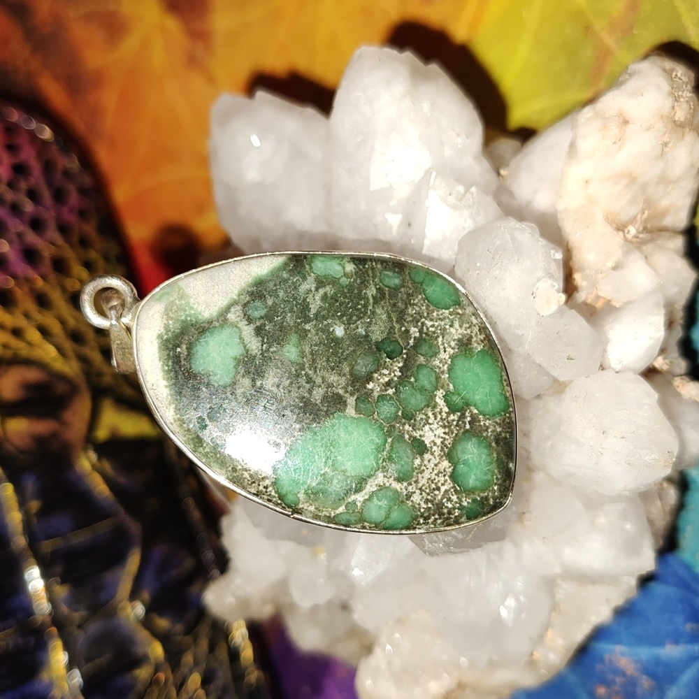 Variscite Pendant in .925 Sterling